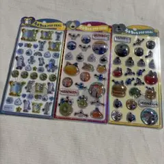 パペットスンスン　うるちゅるポップシール　３種　【新品】