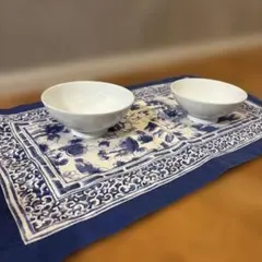 無印良品　白磁 飯碗 2個セット 鎬模様のサムネイル