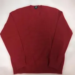 ユニクロ　カシミヤ Vネックセーター