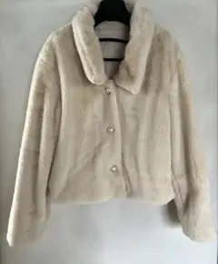 Dazy フェイクファージャケット ショート 羽織り 秋冬 アウターMサイズ