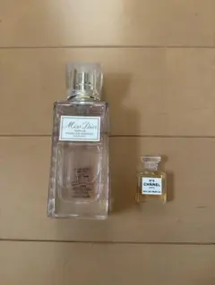 ミスディオールヘアミスト30ml ・シャネルNo.5香水サンプル2個セット