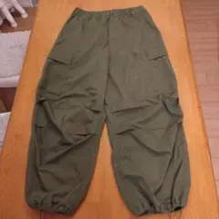 GU カーゴパンツ オリーブ