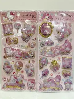 【正規品】 ハローキティ マイメロディ キラキラカプセルシールセット