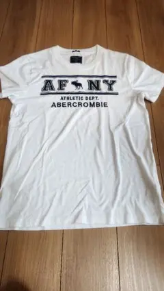 美品中古、アバクロTシャツ、白、Mのサムネイル