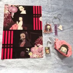 【鬼滅の刃】　竈門禰豆子まとめ売り【ファイル、キーホルダー、ポーチ類】