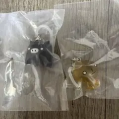 サンエックスユニバースマスコットチャーム　こげぱん　モノクロブー