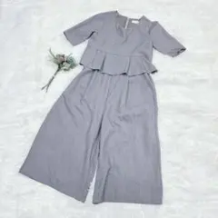 ハラ/ HARA (F) オールインワン パンツ グレーのサムネイル