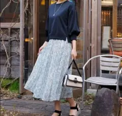 any SiS　エニィスィス　ロングスカート　花柄