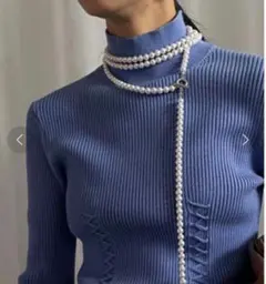 AMERI UND 2WAY LONG PEARL NECKLACE パール - メルカリ
