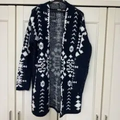 ロキシー　オルティガ　 ロングカーディガン