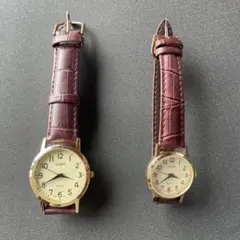 【お買い得商品】未使用品ペアウォッチ SCRlPT ブラウンのサムネイル