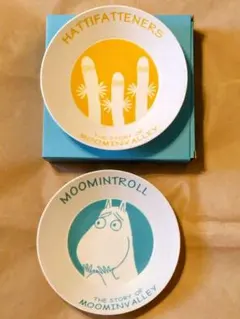 【値下げ×】ムーミン パスタカレー皿2枚セット　ムーミン&ニョロニョロ　山加商店
