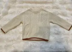 キッズ 100cm ケーブルニット breeze