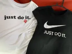 NIKEナイキTシャツ2枚セット　白色Lサイズ　黒色Mサイズ