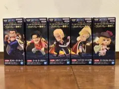 ワンピース ワーコレフィギュア -ゴッドバレー事件1- 5種コンプセット