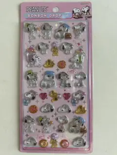【正規品】ボンボンドロップシール　スヌーピー　ピンク