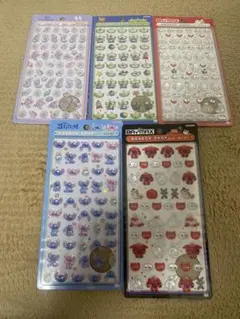 な*み様 【正規品】ボンボンドロップシール miniディズニー おまとめ5点セッ