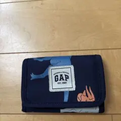 GAP キッズ 折りたたみ財布 ネイビー