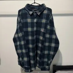 【90's】Timberland フリースジャケット グリーンネイビー