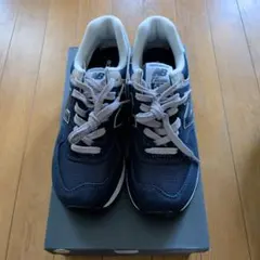 new balance Classic 574 ネイビー スニーカー