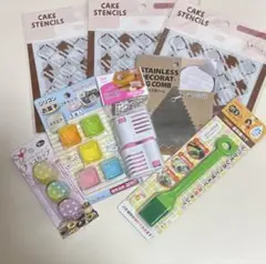 製菓用具セット ケーキステンシル