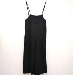 セブンデイズサンディ　シンプル ブラック サロペット オールインワン　F　人気のサムネイル