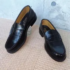 【極美品】HARUTA ハルタ コインローファー 黒 25㎝ 通学