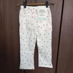 プティマイン♡春物❀.*゜SMILE PANTS クロップドパンツ 120