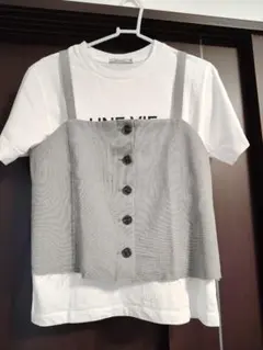 ニコアンド　Tシャツ＆ビスチェセットのサムネイル