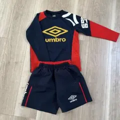 UMBRO サッカーウェア 上下セット ネイビー レッド