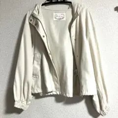 マジェスティックレゴン　ポヨン袖ショートブルゾン　アイボリー