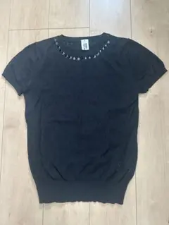 noir kei ninomiya 半袖カットソー (黒)のサムネイル