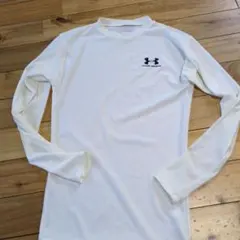 UNDER ARMOUR アンダーアーマー 長袖インナー MD 白 トレーニング