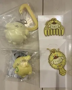 サンリオキャラクターズカラフルカラビナマスコットチャーム ポムポムプリンセット