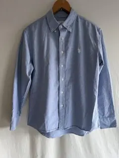 U.S. POLO ASSN.ライトブルー 長袖シャツ