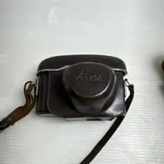 AIRES 35 Ⅲs アイレス レザー製カメラケースとレンズフードセット