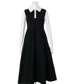 最終価格　アプワイザーリッシェ　ブラックノースリーブドレス