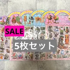 イタリアンブレインロット ぷっくりシール 立体シール 2枚綴り 5点セット