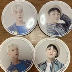 SEVENTEEN HOSHI WOOZI 缶バッジ 2個シール２枚セット