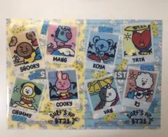 BTS BT21 ミニクリアファイル