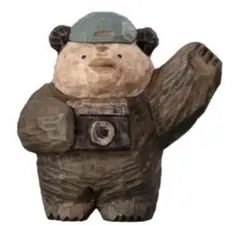 たかはたまさお 木彫り風 FIGURE COLLECTION ガチャ　カメラ熊