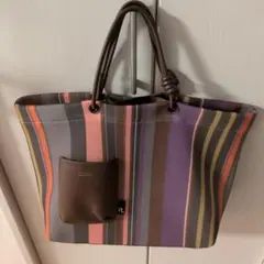 ROOTOTE トートバッグ ストライプ柄のサムネイル