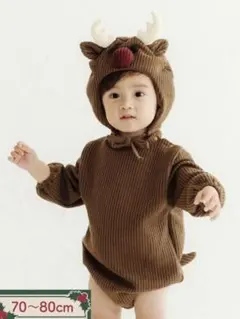 3COINS トナカイ コスプレ 70-80cm