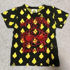 希少】ヒスミニ ヒステリックグラマー キッズ Tシャツ 90 両面総柄 綿