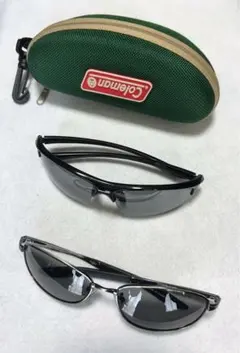 Coleman サングラス 2本セット ケース付き スポーツのサムネイル