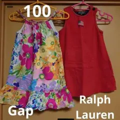 Gap & Ralph Lauren ノースリーブワンピース セット 100cm