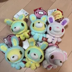 シナダ　平成レトロ　天使うさくまカラフルキーチェーンマスコット　6個 シナダ 平成レトロ 天使うさくまカラフルキーチェーンマスコット 6個
