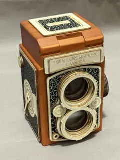 木製二眼レフ小物入れ