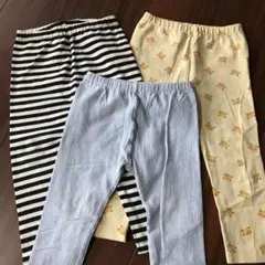 ユニクロ レギンス(10分丈) 3枚セット