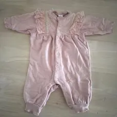 Cottoli ピンク色 レースロンパース